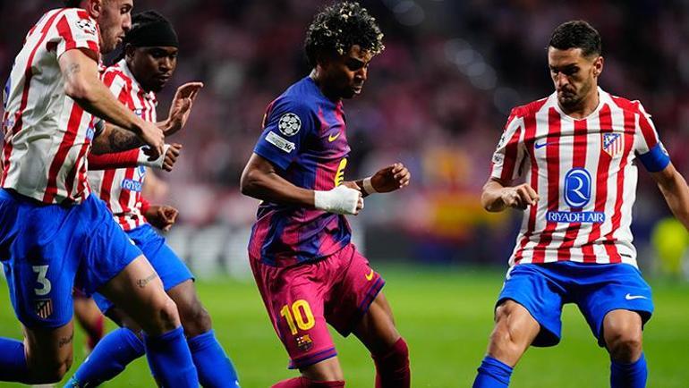 (ÖZET) Atletico Madrid Şampiyonlar Liginde yarı finalde Lamine Yamalın çabası yetmedi... Atletico Madrid - Barcelona maç sonucu: 1-2
