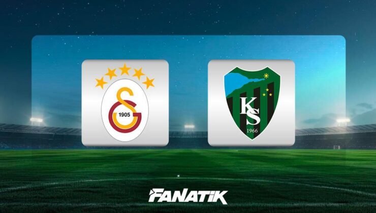CANLI| Galatasaray – Kocaelispor maçı ne zaman, saat kaçta, hangi kanalda? (Muhtemel 11’ler)