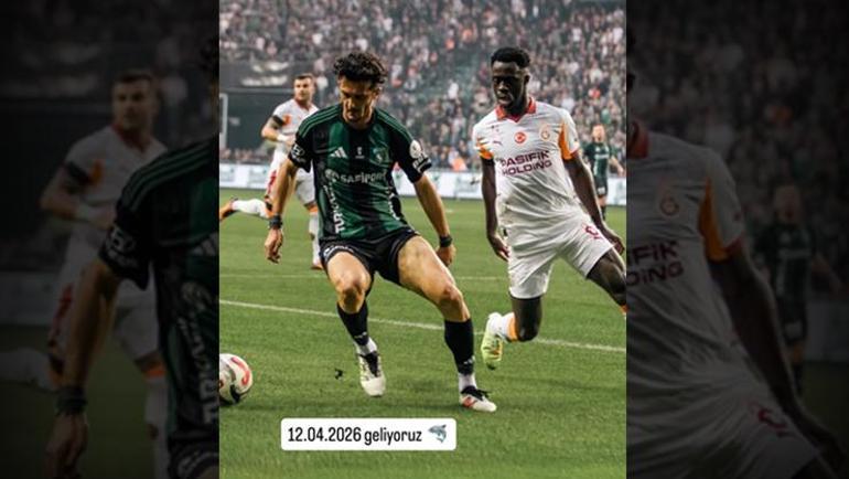 Tayfur Bingölden Galatasaray maçı öncesi gündem olan paylaşım Geliyorum