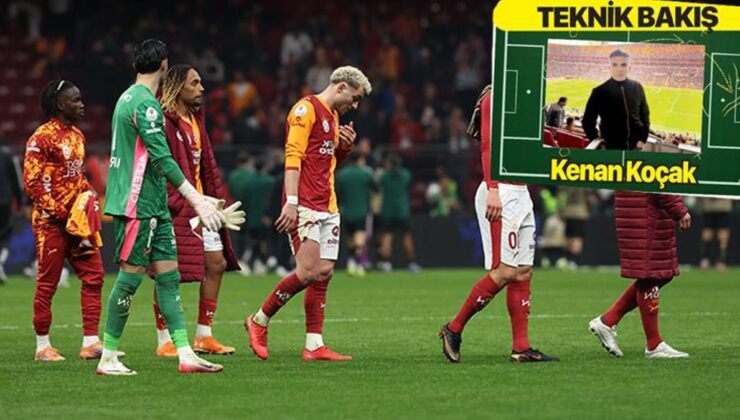 Teknik direktör Kenan Koçak’tan Galatasaray – Kocaelispor maçına teknik bakış: ‘Üretim eksikliği’