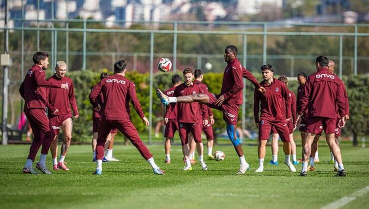 Trabzonspor’da Başakşehir mesaisi devam ediyor
