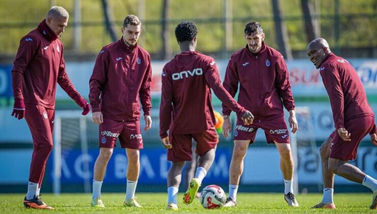 Trabzonspor’da Başakşehir mesaisi devam ediyor