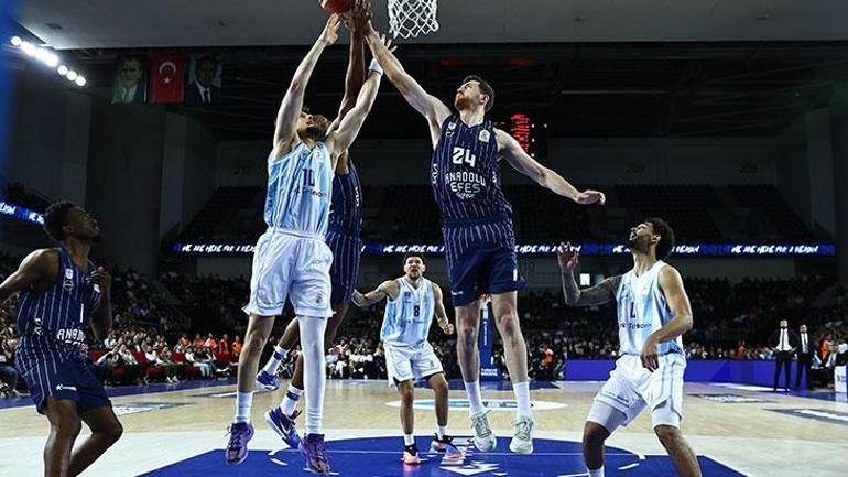 Anadolu Efes Türk Telekomu süpürdü... Türk Telekom - Anadolu Efes maç sonucu 70-77
