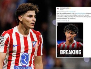 Atletico Madrid’den Julian Alvarez iddiaları için göndermeli paylaşım: ‘4 bilet ve 1 paket çekirdek’