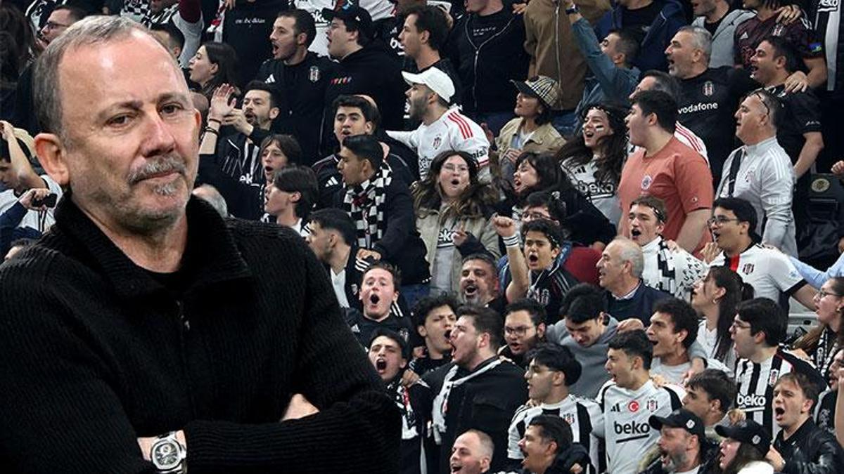 Beşiktaş tribünlerinden olay tezahürat! ‘Sergen Yalçın istifa’
