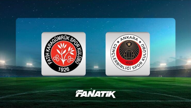 CANLI| Karagümrük – Gençlerbirliği (Süper Lig 32. hafta karşılaşması)