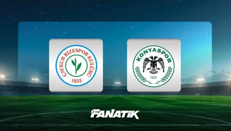Çaykur Rizespor-Konyaspor | CANLI