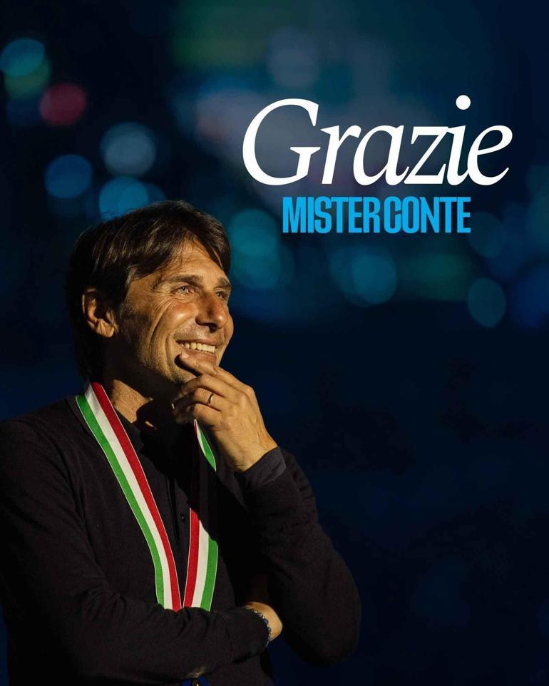 Conte Napoliden resmen ayrıldı