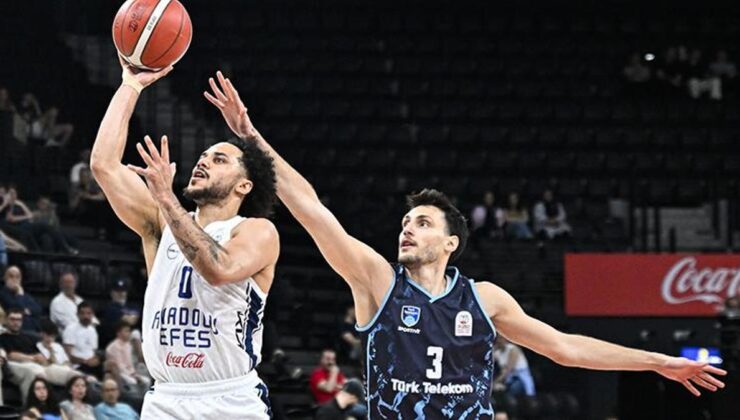 Final serisi ikinci maçında Anadolu Efes, Türk Telekom’un konuğu