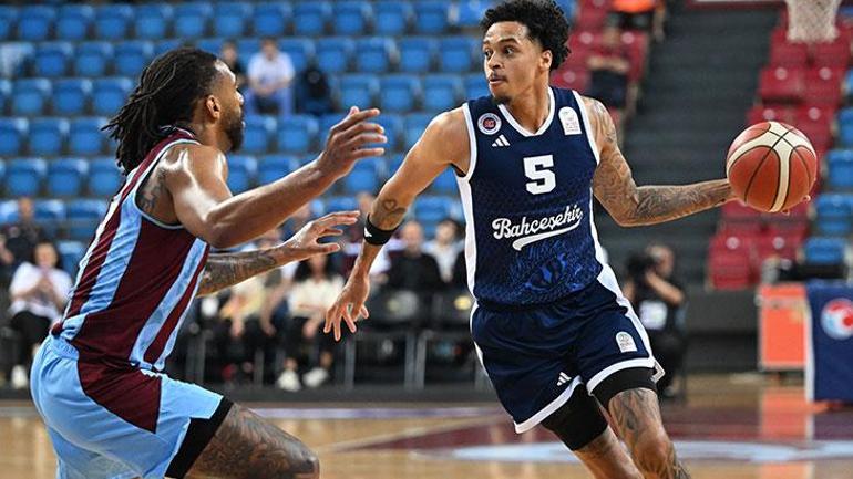 İlk yarı finalist Bahçeşehir Koleji oldu... Trabzonspor - Bahçeşehir Koleji maç sonucu 78-94