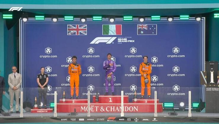 Miami Grand Prix’sinde kazanan Kimi Antonelli