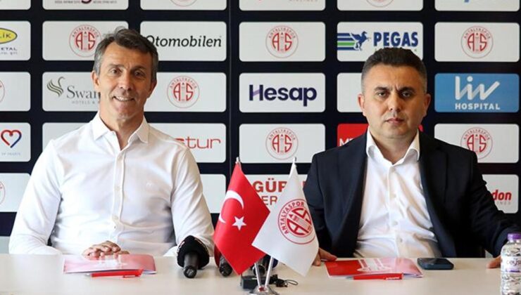 Antalyaspor’un yeni teknik direktörü Bülent Korkmaz oldu