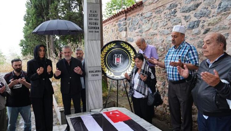 Beşiktaş’ta Şeref Bey kabri başında anıldı