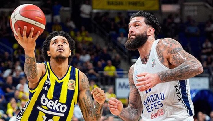 Derbi nefes kesti, Fenerbahçe’den inanılmaz geri dönüş! Fenerbahçe Beko – Anadolu Efes maç sonucu 60-59