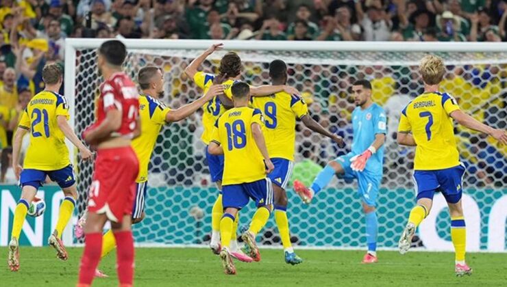 İsveç’ten gövde gösterisi! Tunus direnemedi | İsveç – Tunus maç sonucu: 5-1