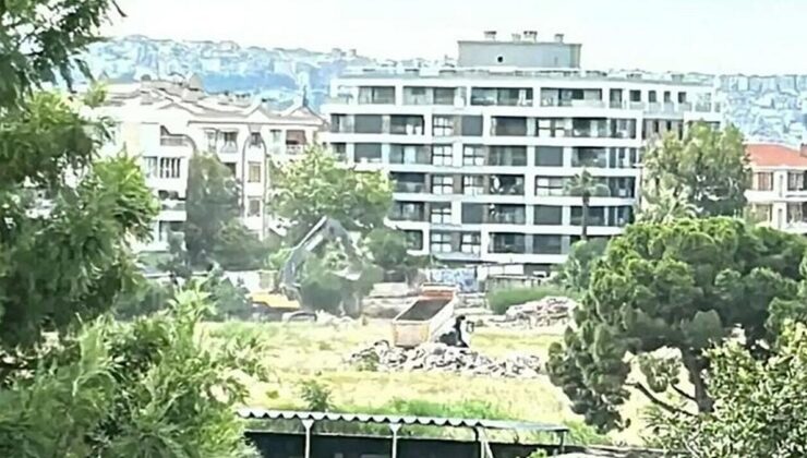 Karşıyaka’nın stadında hafriyat çalışmaları başladı