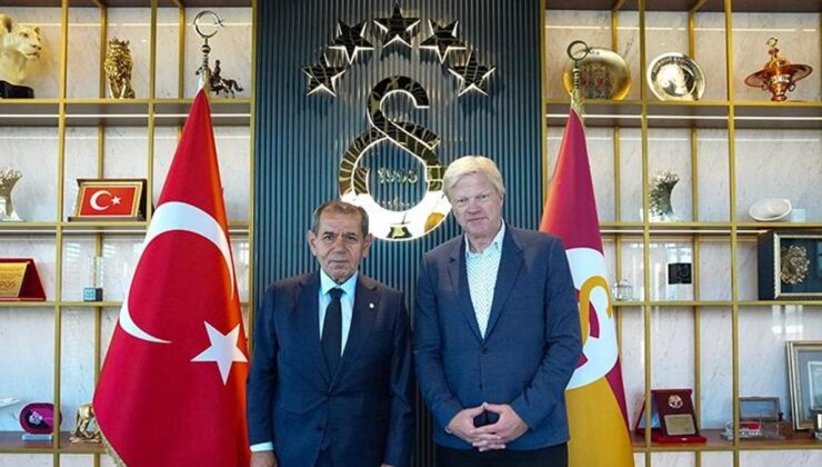 Oliver Kahn’dan Galatasaray Başkanı Dursun Özbek’e ziyaret