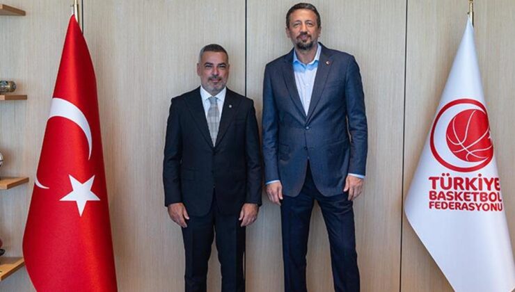 Özkan Arseven’den Türkiye Basketbol Federasyonu Başkanı Hidayet Türkoğlu’na Ziyaret