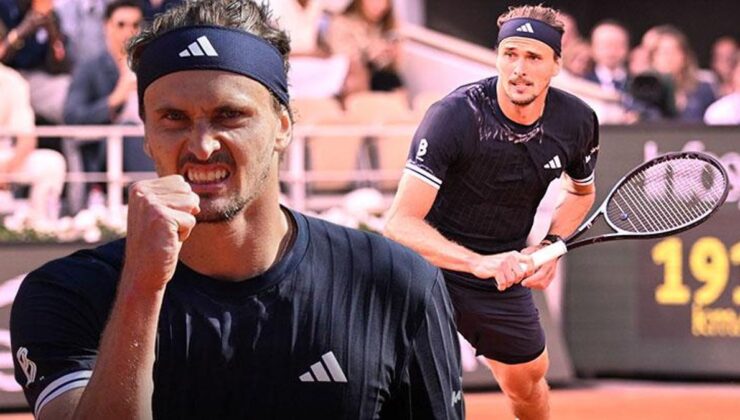 Sacha Zverev sonunda başardı! Roland Garros’ta zafer Alman raketin