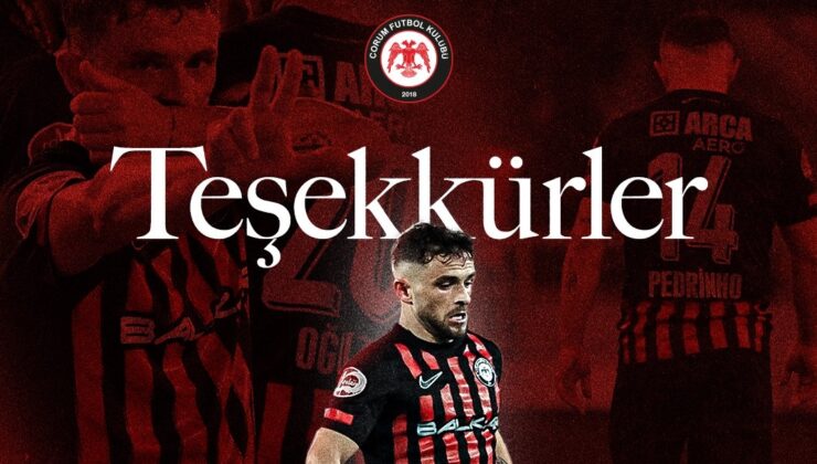 Çorum FK, Pedrinho ile yollarını ayırdı