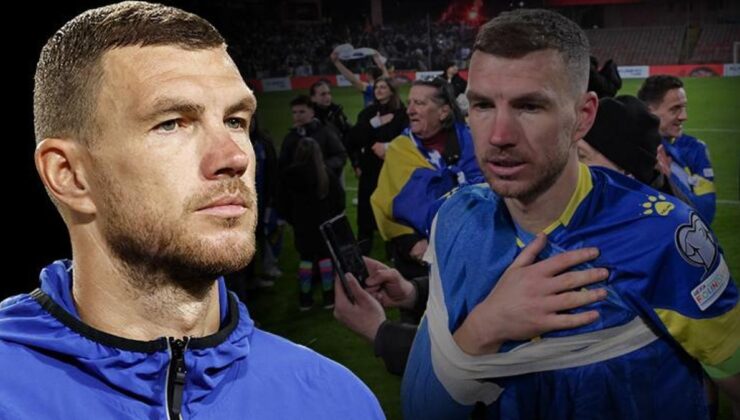 Edin Dzeko’dan ABD’ye gözdağı! ‘Şans eseri buraya gelmedik’