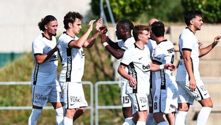 (ÖZET) Beşiktaş hazırlık maçında Gyirmot’u mağlup etti