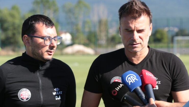 "Tek hedefimiz yeniden Süper Lig'e yükselmek"