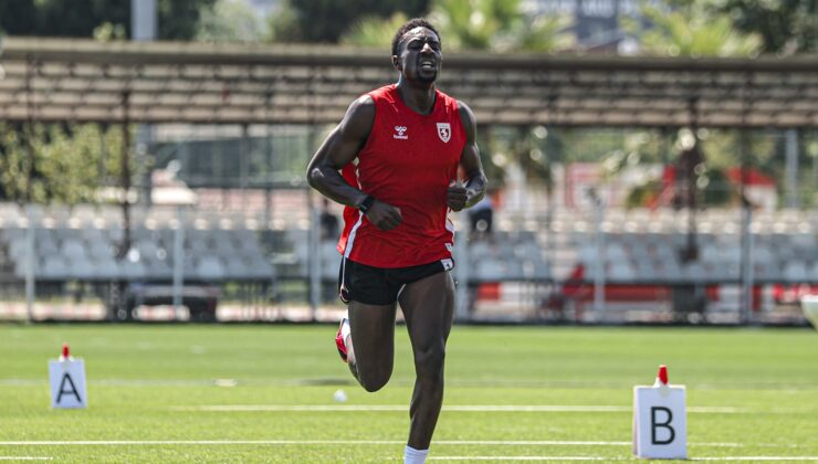 Samsunspor'da futbolcular koşu testinden geçti