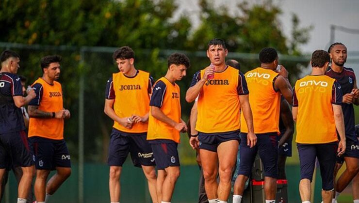 Trabzonspor günü çift idmanla tamamladı