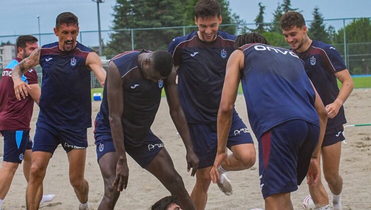 Trabzonspor'dan çift idman