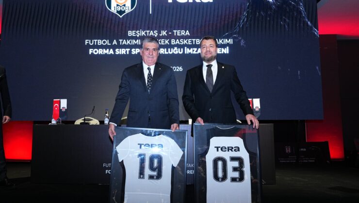Beşiktaş’ın yeni sırt sponsoru Tera Yatırım oldu