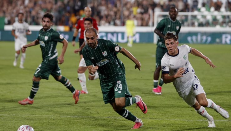 Bursaspor galibiyetle döndü
