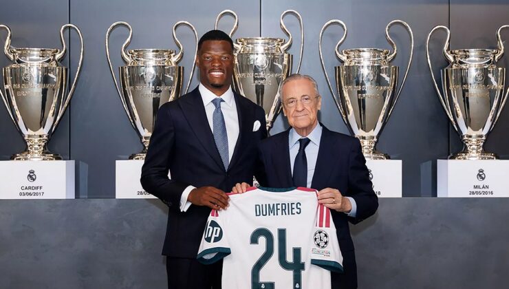 Dumfries'ten Real Madrid'e 4 yıllık imza