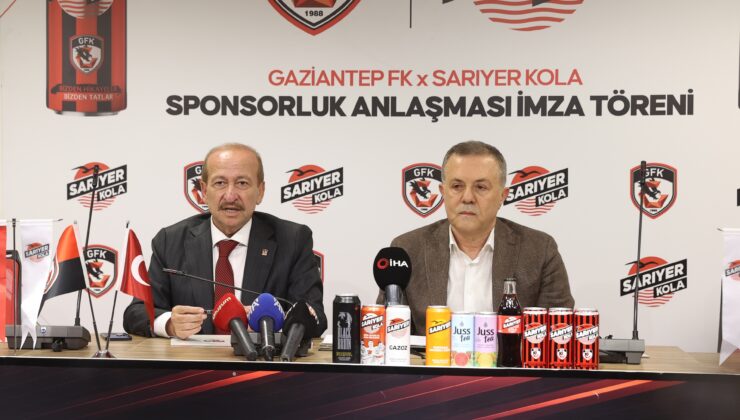 Gaziantep FK'de sponsorluk anlaşması
