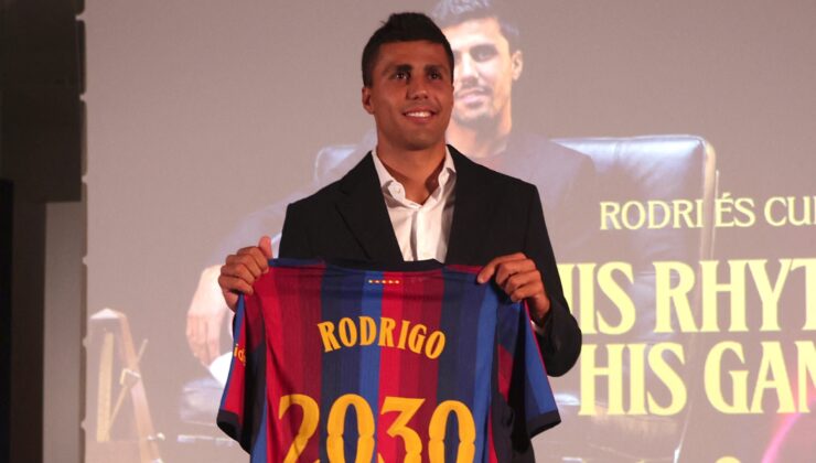 Rodri 2030'a kadar Barcelona'da