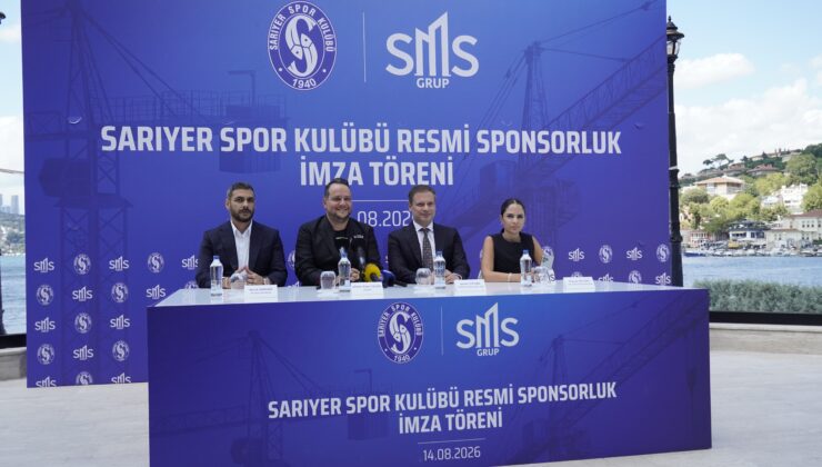 Sarıyer'de sponsorluk anlaşması