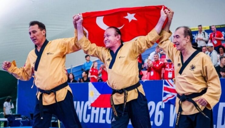 60 yaş üstü millilerimizden altın madalya