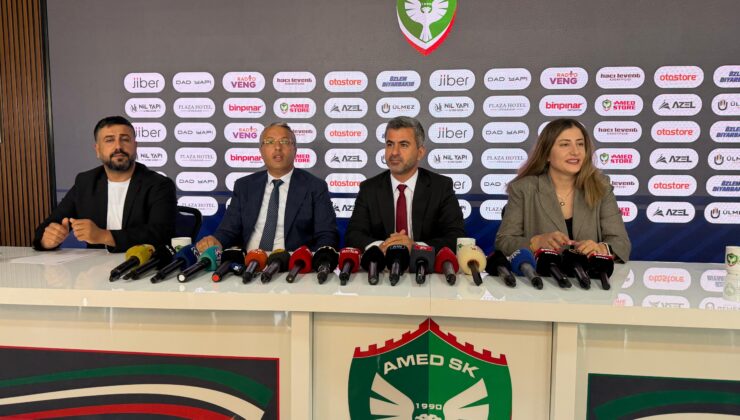Amed SF'den Beşiktaş maçı, hakem, transfer ve stat açıklaması