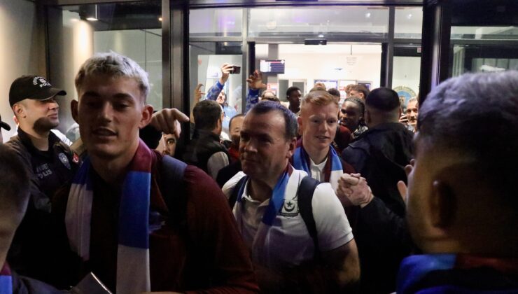 Drogheda United kafilesi Trabzon'da