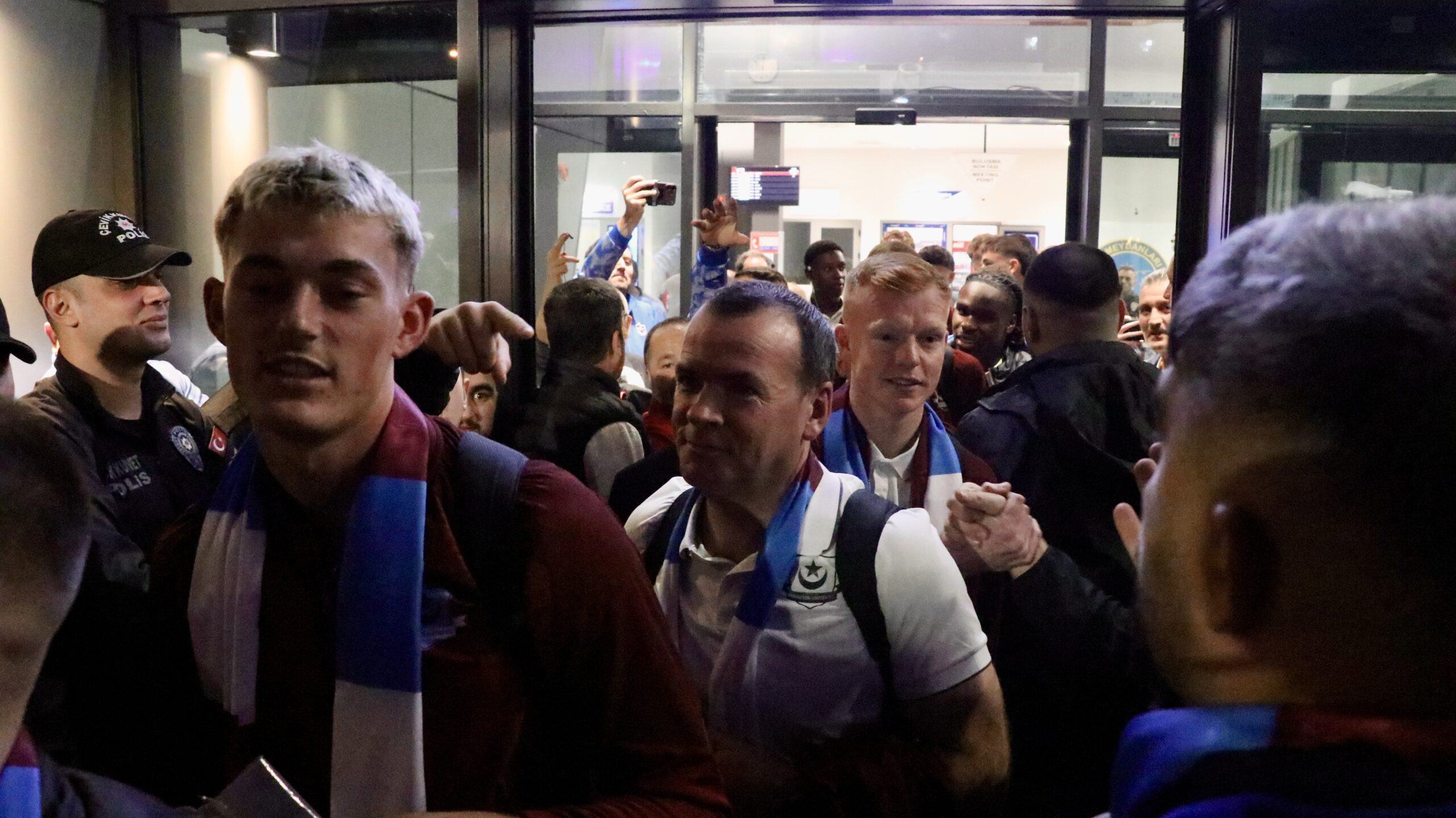 Drogheda United kafilesi Trabzon'da