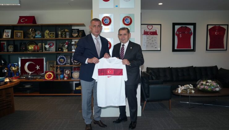 Dursun Özbek'ten TFF Başkanı Hacıosmanoğlu'na ziyaret