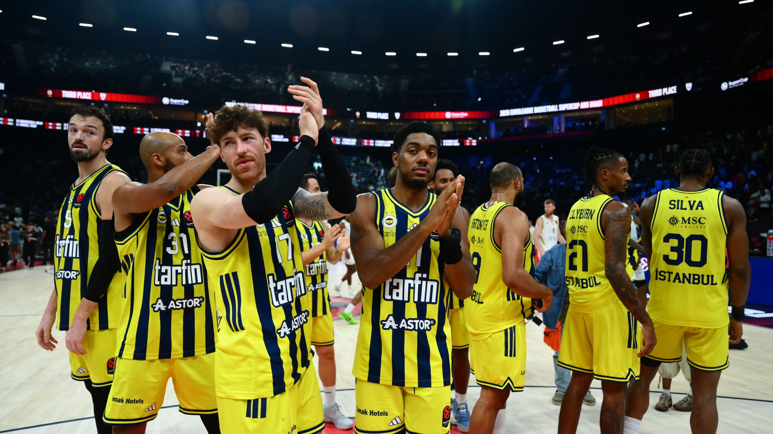 Fenerbahçe Tarfin, Süper Kupa'da 3. oldu