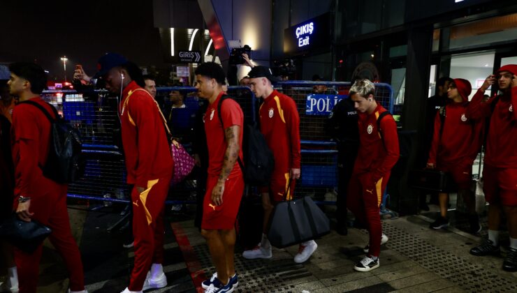 Galatasaray kafilesi Trabzon'a geldi