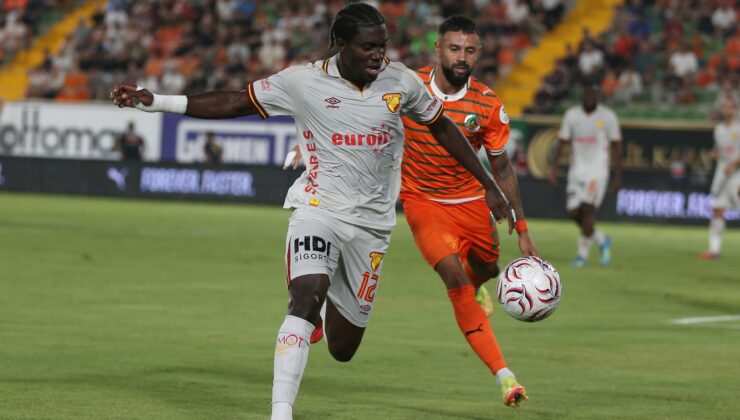 Göztepe, Alanyaspor'dan kaçamadı