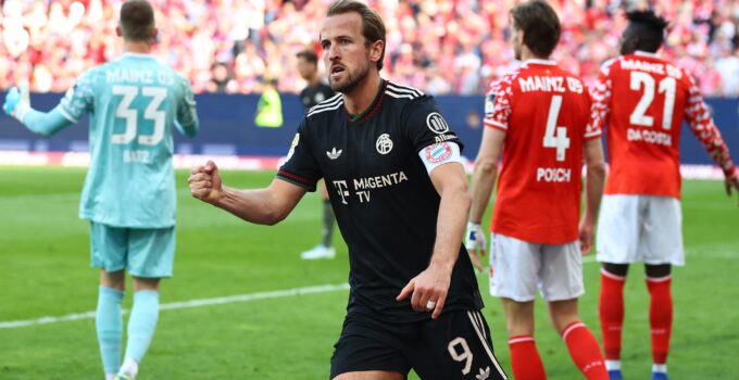 Harry Kane'den Bundesliga'da tarihi rekor