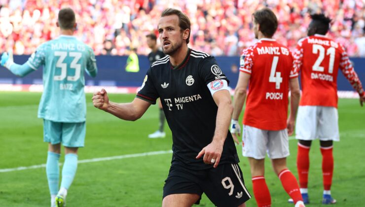 Harry Kane'den Bundesliga'da tarihi rekor