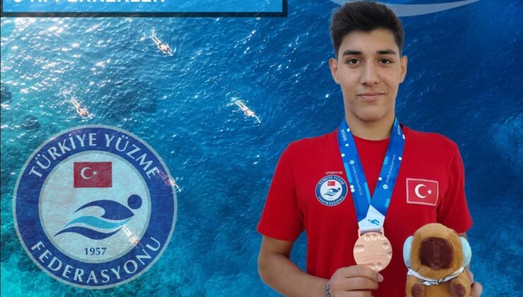 İbrahim Burhan'dan bronz madalya