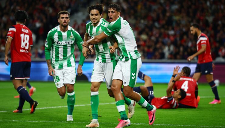 İki kez geriye düşen Real Betis pes etmedi