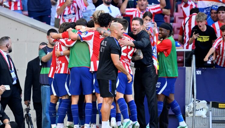 Madrid derbisinin galibi Atletico