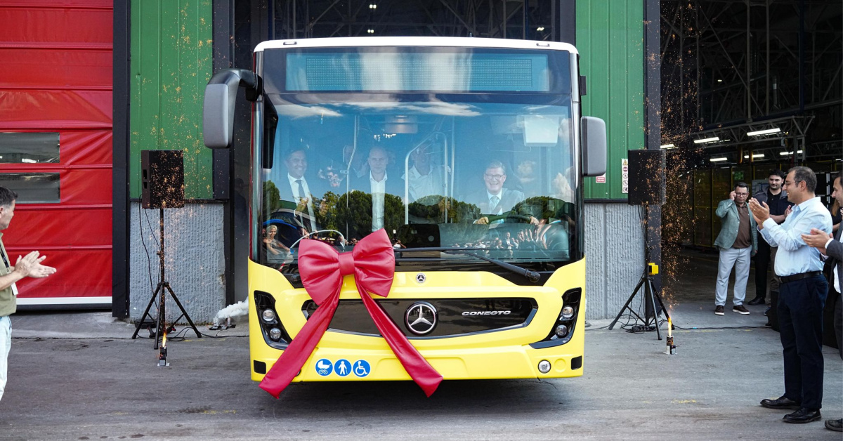 Mercedes-Benz otobüslerinin üretimi Otokar’da başladı